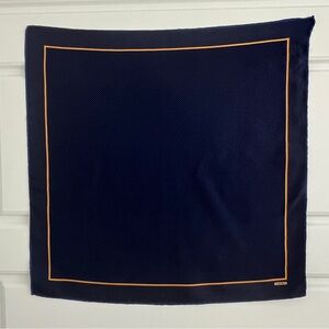 Faberge’ Vintage 100% Silk 18x18 Scarf Beautiful Jewel Toned Hand Rolled Edges